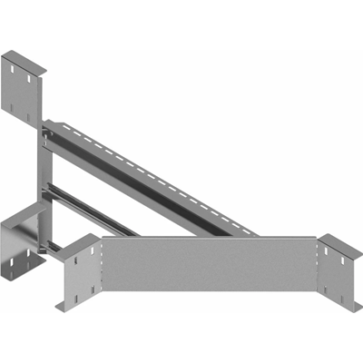 Anbau-T-Stück, Breite 200 mm, Höhe 160 mm