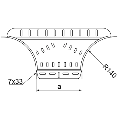 Anbau-T-Stück, TKDJ150H100