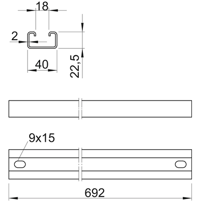 Ancho de peldaño 692 MM PIES, CPS 4 SPR 692 PIES