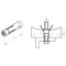 Anchor for channel ceilings, KSKOM6