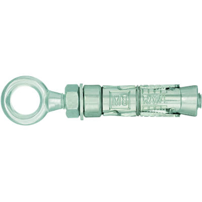 Ancla con gancho cerrado M6x73mm, 25 uds.