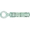 Ancla con gancho cerrado M6x73mm, 25 uds.