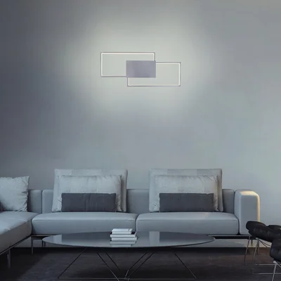 Andrei Wall lamp brushed aluminum