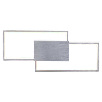 Andrei Wandleuchte aus gebürstetem Aluminium