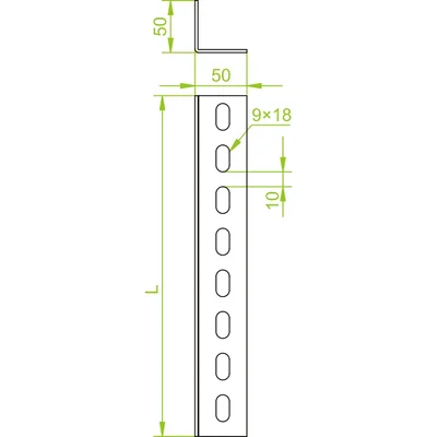 Angle bar, KTC50H50/2