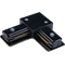 Angle connector for 1F Zumaline busbars, black