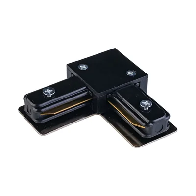 Angle connector for 1F Zumaline busbars, black