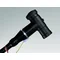 Angle connector head for C-type bushing (630A), 3-phase set, with screw terminals., CTS 630A 24kV 25-70, 355434
