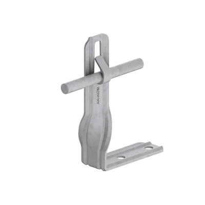 Angle handle, twisted, 139mm