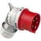 Angle portable plug IP44 16A 400V 3P+Z+N