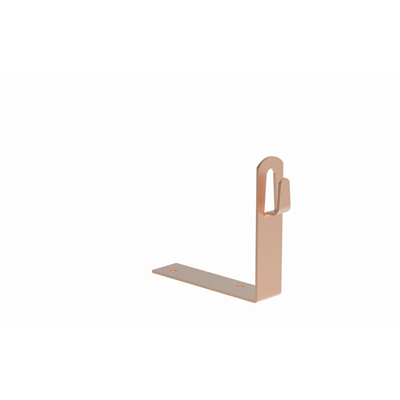 Angled bracket L=100mm copper