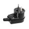 Angled plug 16A 230V IP20 black