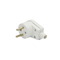 Angled plug 16A 230V IP20 white