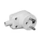 Angled plug 16A 230V IP20 white