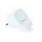 Angled plug with a white switch