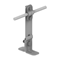 Angled sheet metal holder with a screw H=14.5 cm, hot-dip galvanized