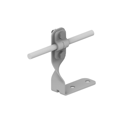 Angular handle screwed with a screw H=10 cm, hot-dip galvanized