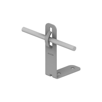 Angular handle with bend H=10 cm, hot-dip galvanized