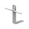 Angular handle with bend H=10 cm, hot-dip galvanized