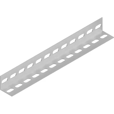 Ángulo galvanizado, largo 3m, alto 35mm, ancho 38mm