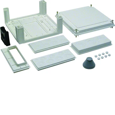 Anschlussdose,IP54,Kl. Isolierung II,324x307x149mm,UNIVERS N,unten,leer