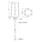 Antena de radio; con cable de 2 m y conector SMA; GSM/ UMTS/ LTE/ Bluetooth®/ WLAN; 698-960, 1710-6000MHz; 2G/3G/4G/5G 758-974