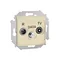 Antenna socket R-TV-DATA (module) beige