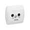 Antenna socket R-TV-DATA white