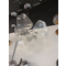 Aplique 3D 1xE14 230V transparente