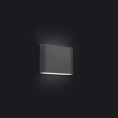 Aplique SEMI LED IP54 negro