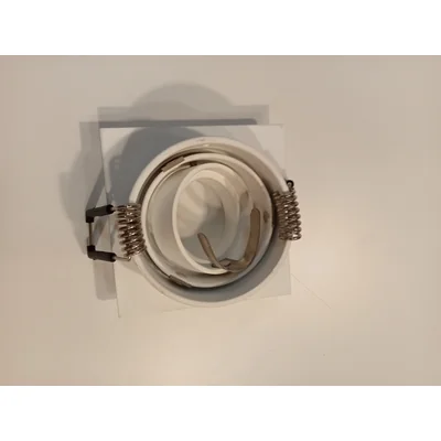 Apparecchio da incasso con occhiello bianco opaco