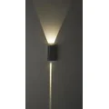 Apparecchio da parete 2x3 LED EEI A grafite
