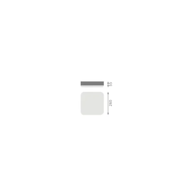 Apparecchio da parete SURFACE SLIM SQ 260 P 26W 840 IP65 EUE LEDV