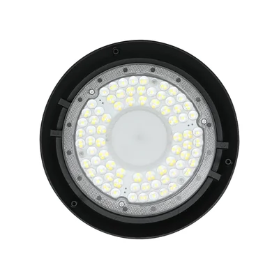 Apparecchio di illuminazione industriale VINERO da 150W / Chip Samsung / Colore: 4000K / Corpo: Nero / Garanzia di 5 anni / Efficienza: 160lm/W