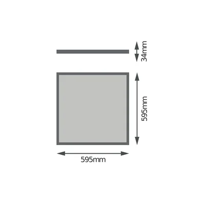 Apparecchio di illuminazione PANEL 4IN1 600 32W 840 WT
