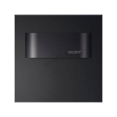 Apparecchio di illuminazione per scale TANGO Short LED Light SKOFF 10 V DC 0,8 W IP 20 3000 K nero opaco pz.
