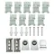 Apparecchio ermetico per tubi LED 2x120cm