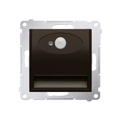 Apparecchio illuminante a LED con sensore di movimento 230V, colore marrone opaco