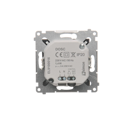 Apparecchio illuminante a LED con sensore di movimento 230V, colore marrone opaco