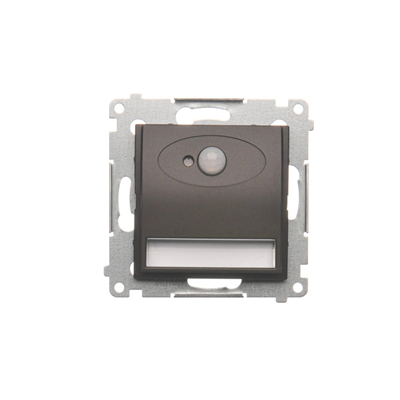 Apparecchio illuminante a LED con sensore di movimento 230V, colore marrone opaco