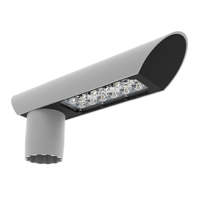 Apparecchio ISKRA LED Alfa 24 4000K, ottica DW, inox-nero anodizzato