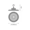 Apparecchio LEDV HB V 95W 840 90DEG IP66 EUE