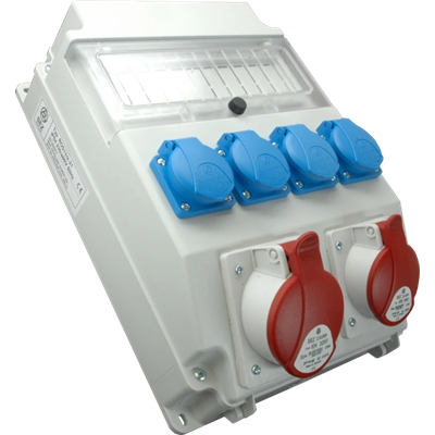 Appareillage 2x32A 5p 4x250V fenêtre