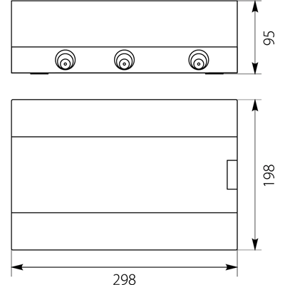 Appareillage apparent SRn-12 (N+PE)