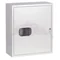 Appareillage de commutation NRL 6M avec serrure et vitre pour compteur monophasé, blanc