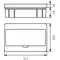 Appareillage encastré RP-12 Fala (N+PE)