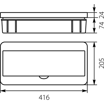 Appareillage encastré RP-18 Fala (N+PE)