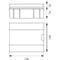 Appareillage encastré SRp-8 (N+PE)