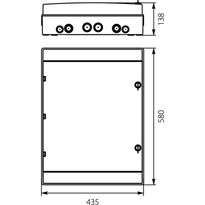 Appareillage hermétique RH-54/3Z (avec serrure)