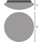 Applique da parete SURFACE CIRCULAR 350 SENSOR 18 W 3000 K IP44 WT